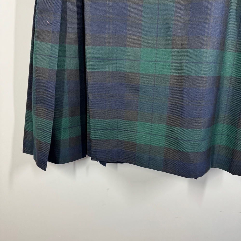 The Kilt Black Watch Plaid Tartan Wrap Skirt Size 38-40 Traditional Heritage - Picture 4 of 14